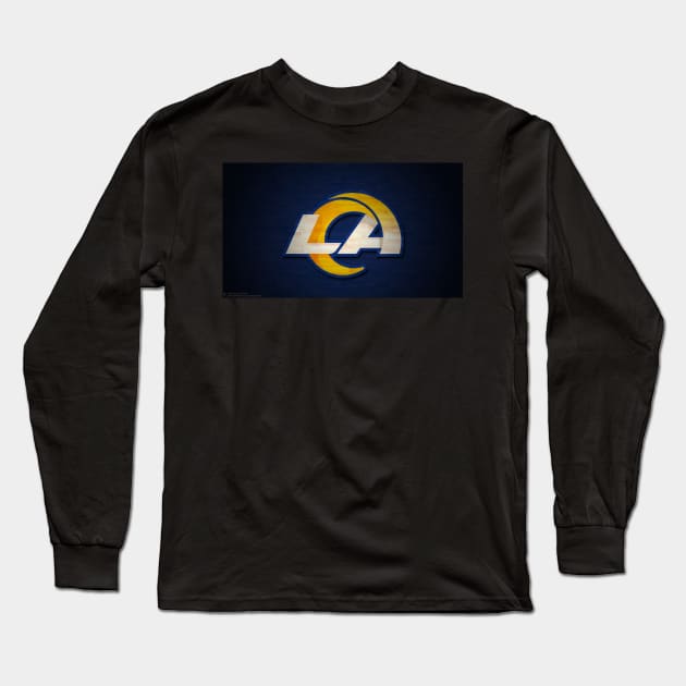 Los Angeles Raaaams Long Sleeve T-Shirt by Science Busters Podcast